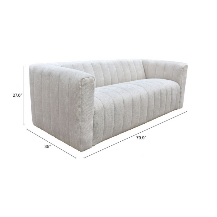 Zuo Puerto Plata Sofa Dason Snow