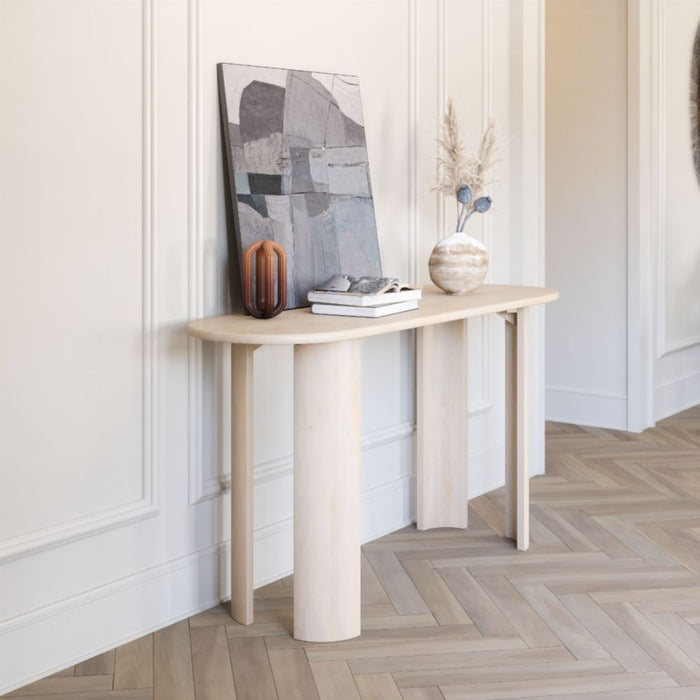 Zuo Risan Console Table Natural