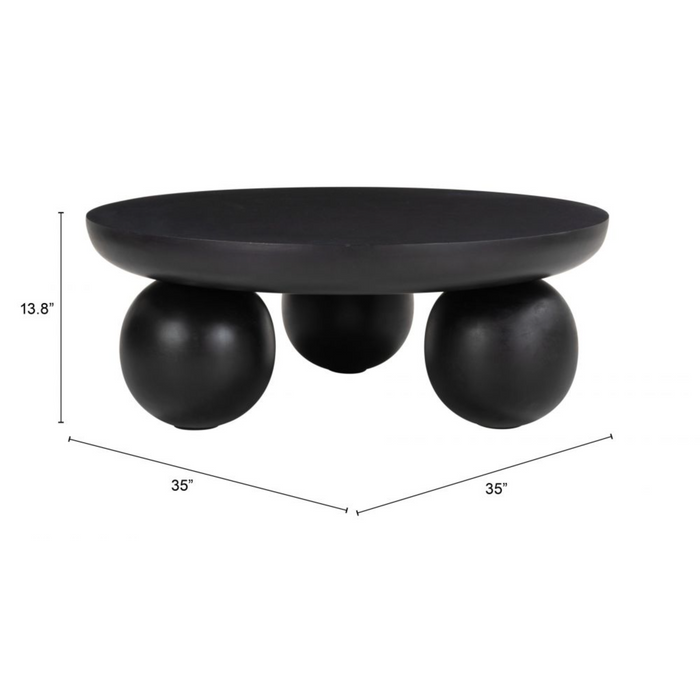 Zuo Ancona Coffee Table Black