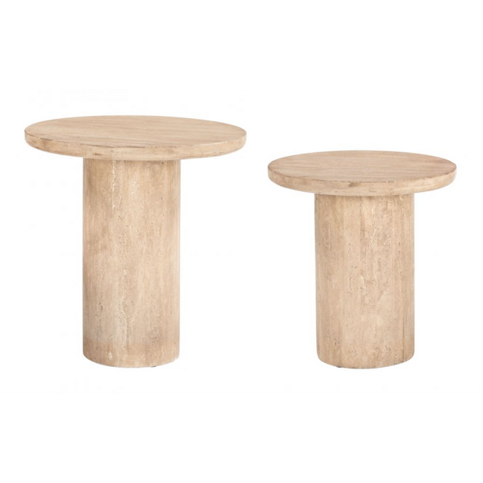 Zuo Fenith Accent Table Set Natural