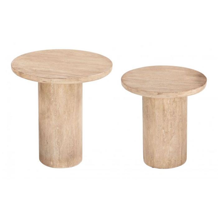 Zuo Fenith Accent Table Set Natural