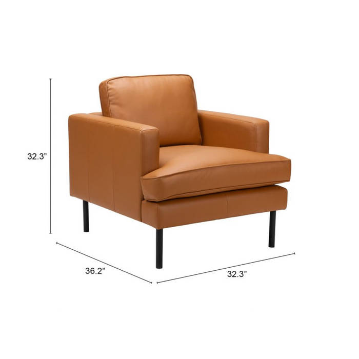 Zuo Decade Armchair Brown