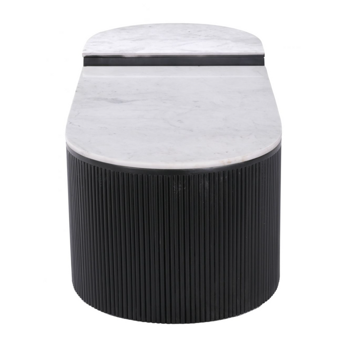 Zuo Ormara Coffee Table Set White & Black