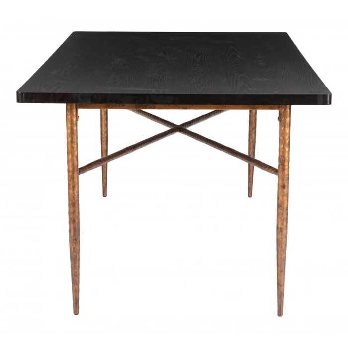 Zuo Nida Dining Table Black & Bronze