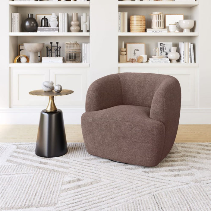 Zuo Govan Swivel Chair Brown