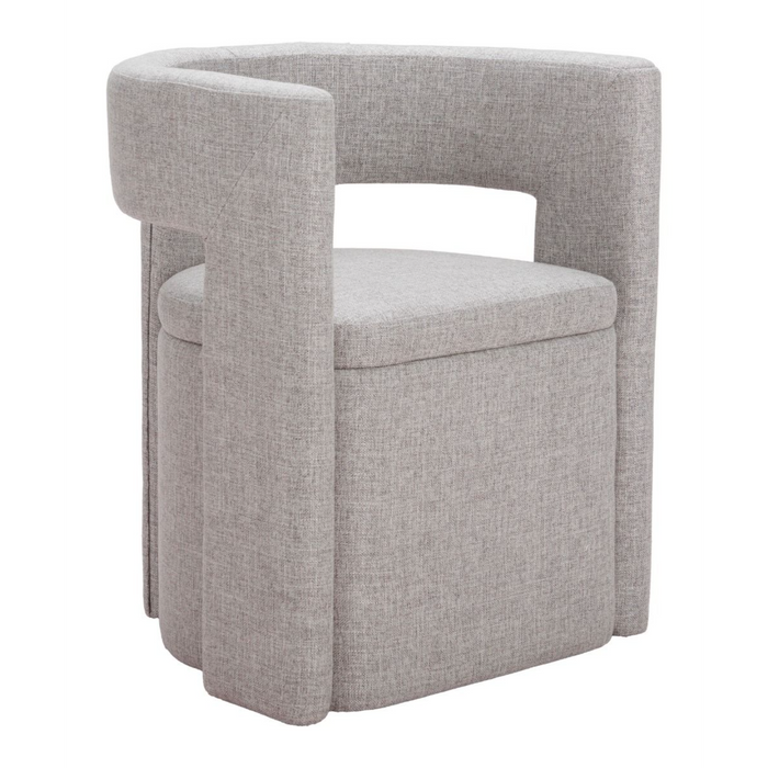 Zuo Papua Dining Chair Gray