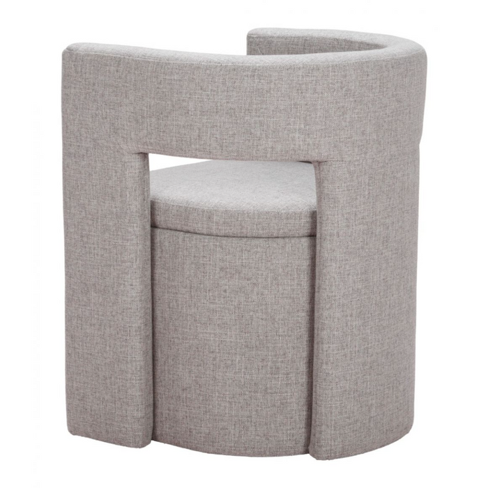 Zuo Papua Dining Chair Gray