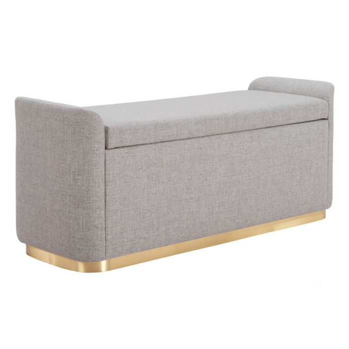 Zuo Dobo Storage Bench Gray