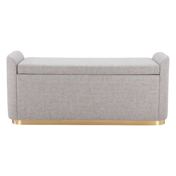 Zuo Dobo Storage Bench Gray