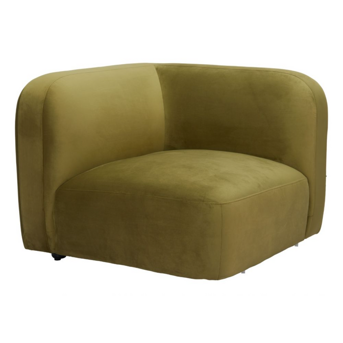 Zuo Biak Corner Chair Green