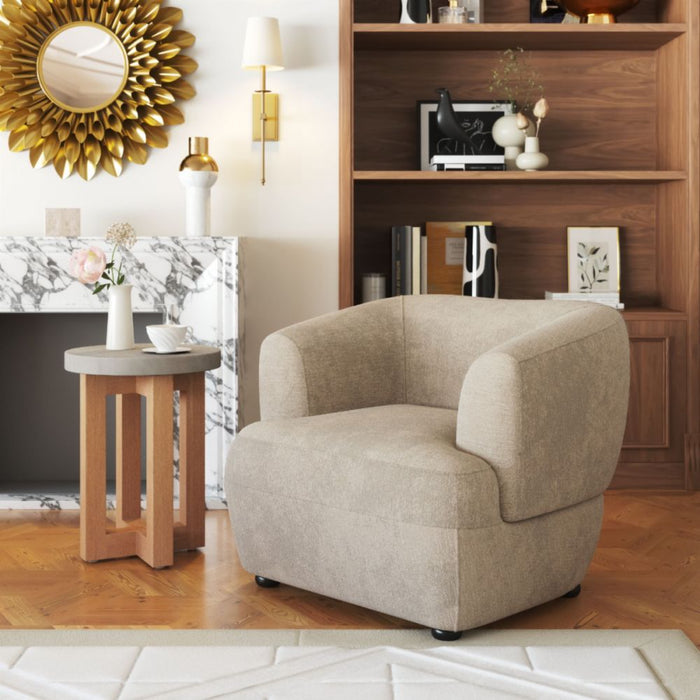 Zuo Bekker Accent Chair Golden Beige