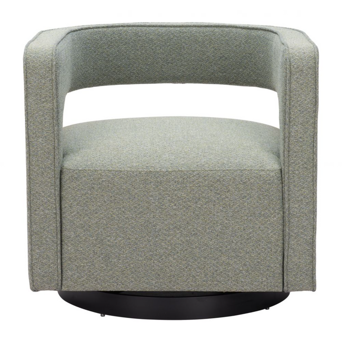 Zuo Turku Swivel Chair Sage Green