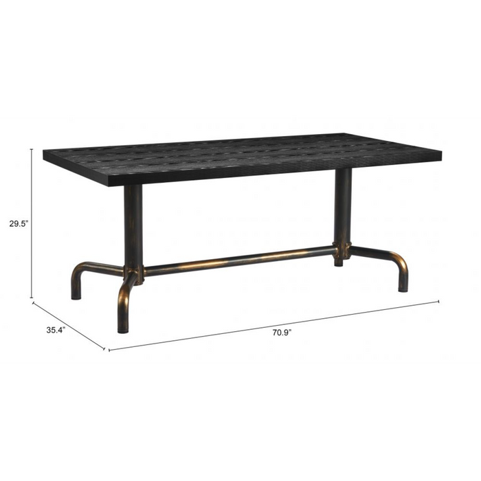 Zuo Neum Dining Table Black