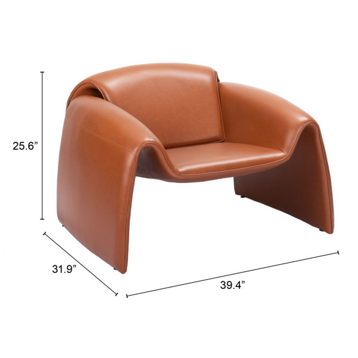 Zuo Horten Accent Chair Brown