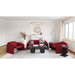 Zuo Horten Accent Chair Red - Bed & Sofa Hub