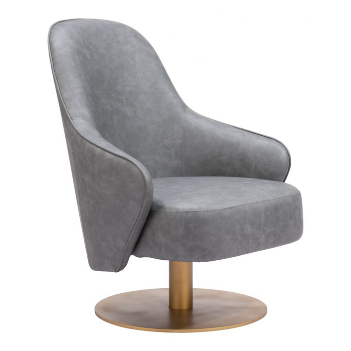 Zuo Withby Accent Chair Gray