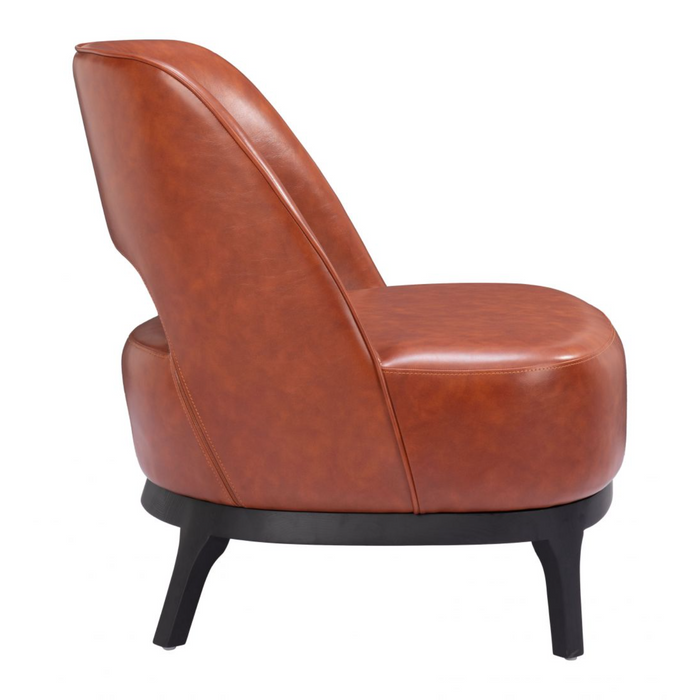 Zuo Mistley Accent Chair Brown