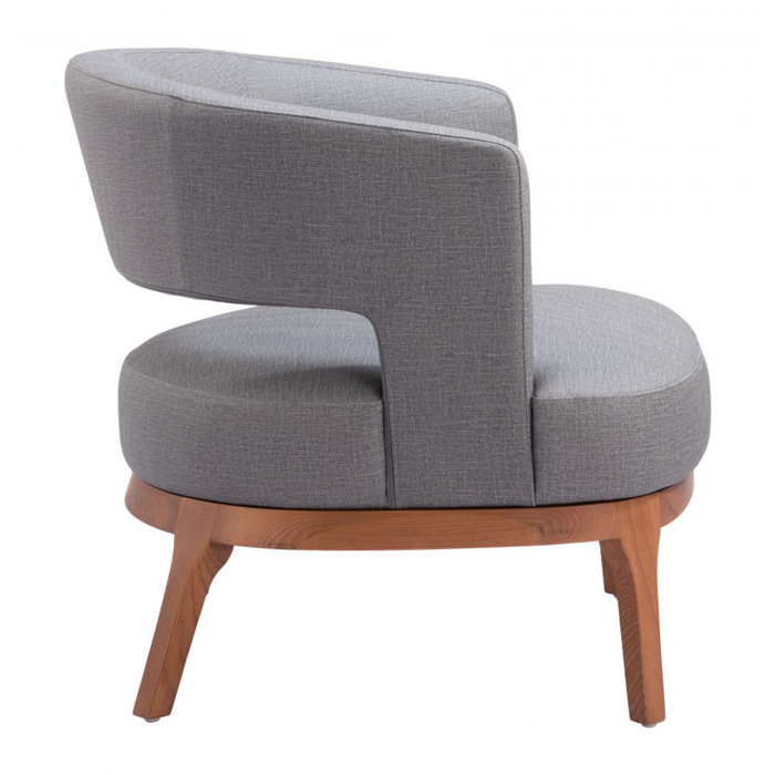 Zuo Penryn Accent Chair Slate Gray