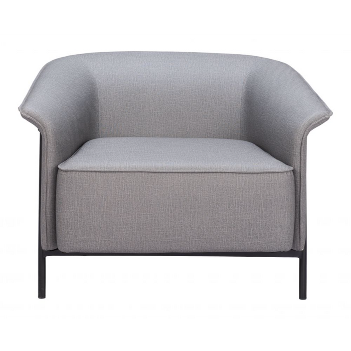 Zuo Burry Accent Chair Slate Gray