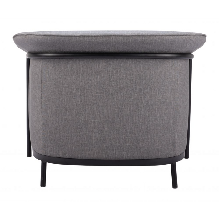 Zuo Burry Accent Chair Slate Gray