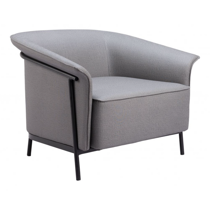 Zuo Burry Accent Chair Slate Gray