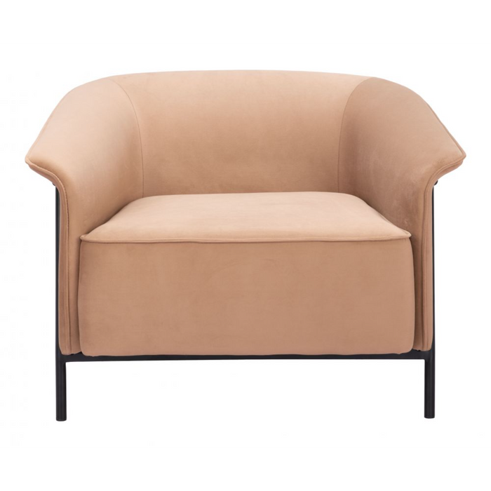 Zuo Burry Accent Chair Tan