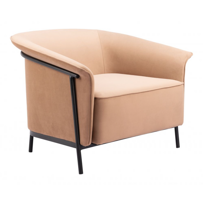 Zuo Burry Accent Chair Tan