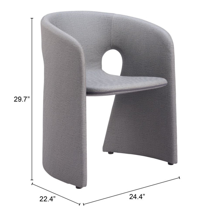 Zuo Rosyth Dining Chair Slate Gray