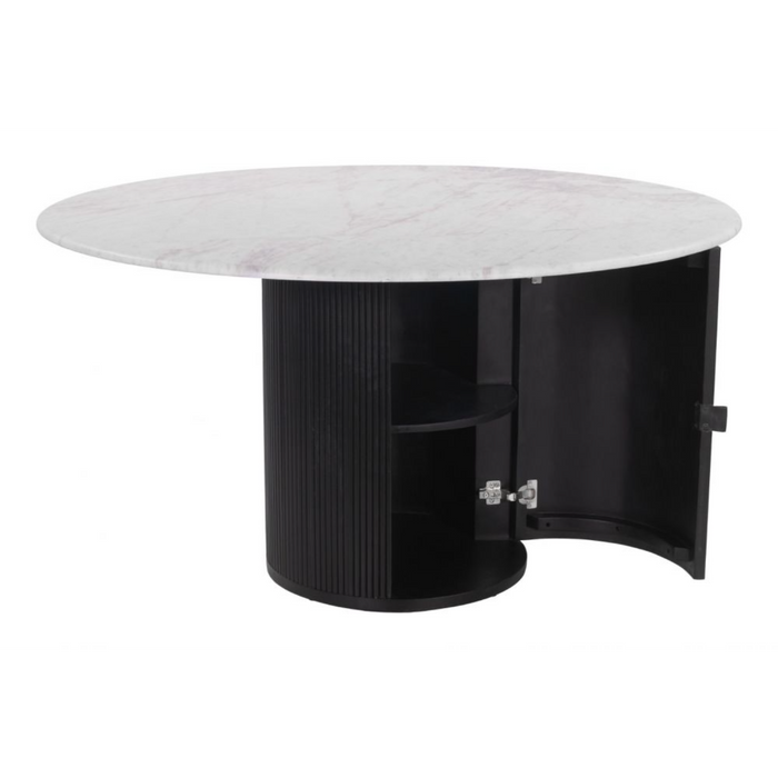 Zuo Izola Dining Table White & Black