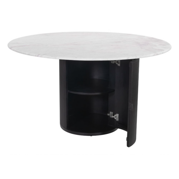 Zuo Izola Dining Table White & Black