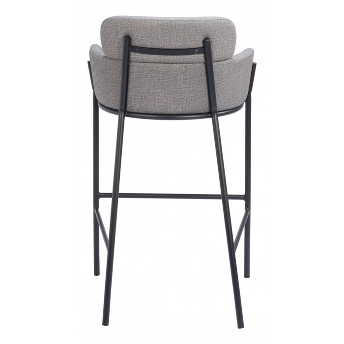 Zuo Bremor Barstool Slate Gray