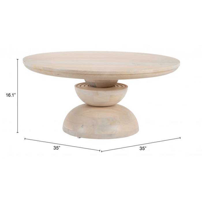 Zuo Bilanka Coffee Table Natural