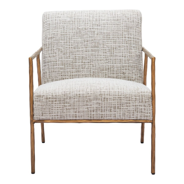 Zuo Norrebro Accent Chair Beige Frost