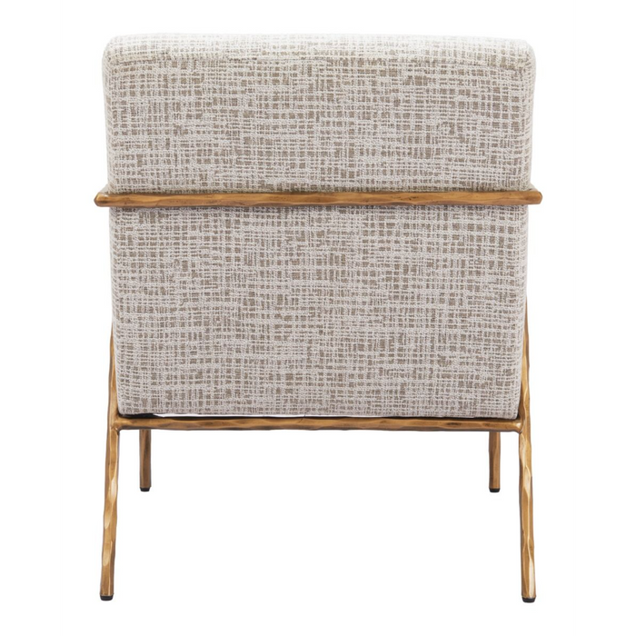 Zuo Norrebro Accent Chair Beige Frost