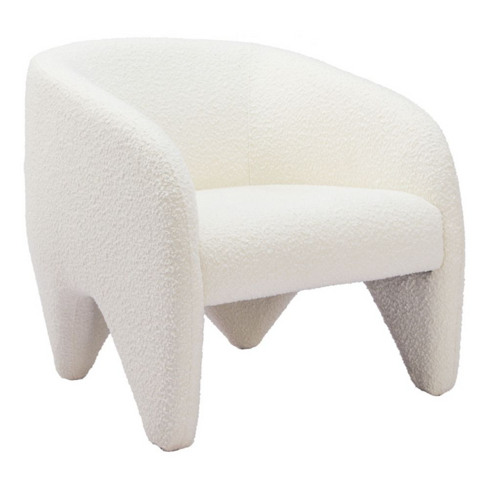 Zuo Lopta Accent Chair White