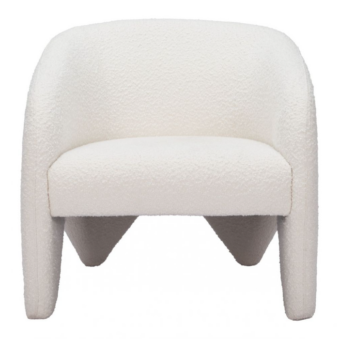 Zuo Lopta Accent Chair White