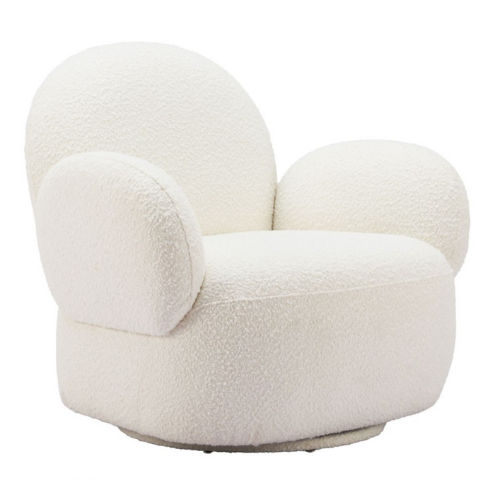 Zuo Pilka Swivel Chair White