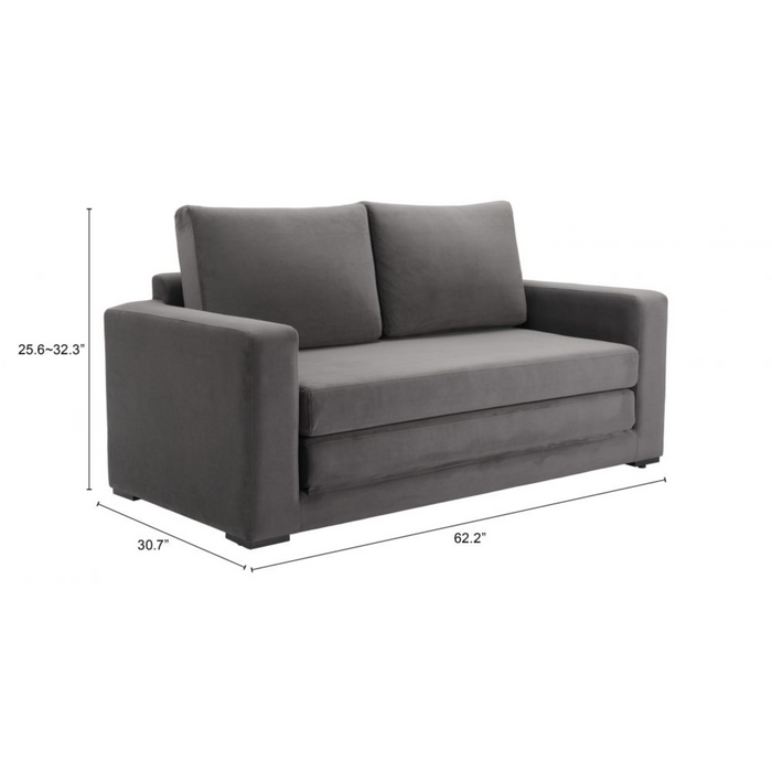 ZUO Jide Sleeper Sofa Gray