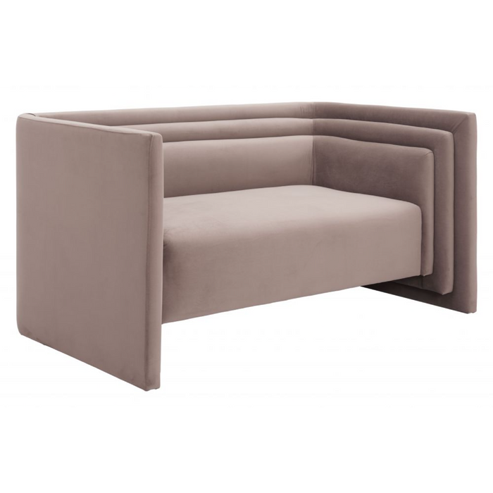 ZUO Trippel Loveseat Sofa Taupe