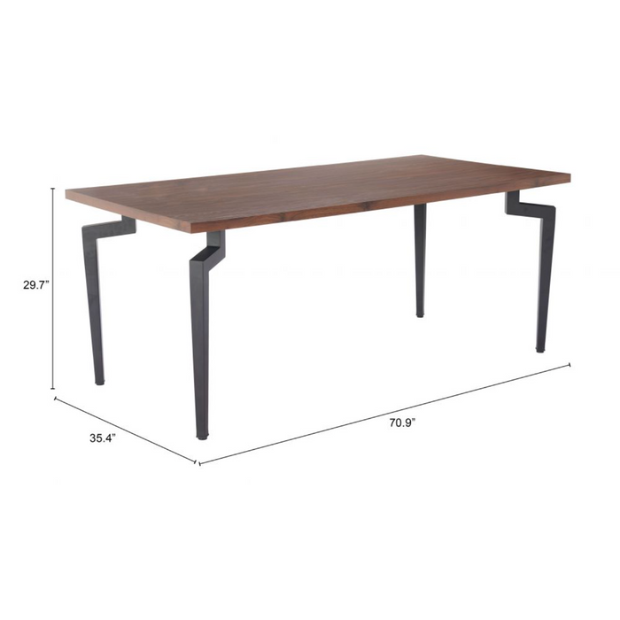 Zuo Kani Dining Table Walnut