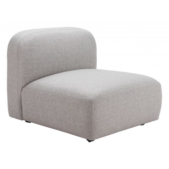 Zuo Biak Middle Chair Gray