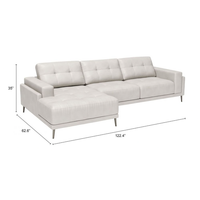 ZUO Bliss Chaise Sectional