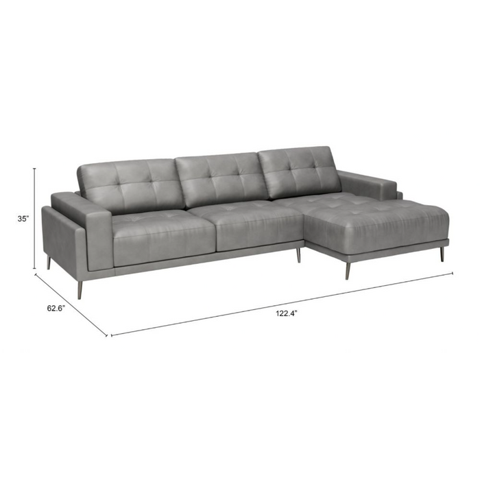 ZUO Bliss Chaise Sectional