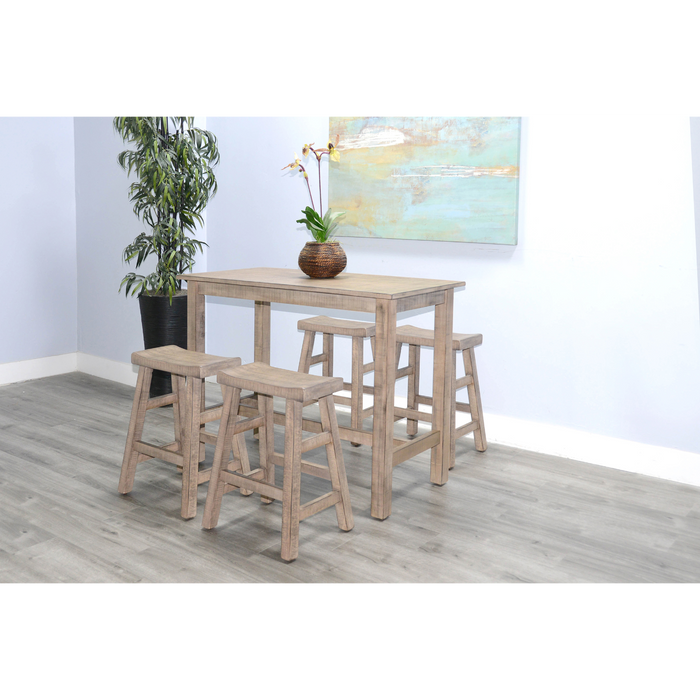 Sunny Designs Marina Wood Counter Height Dining Table Beach Pebble