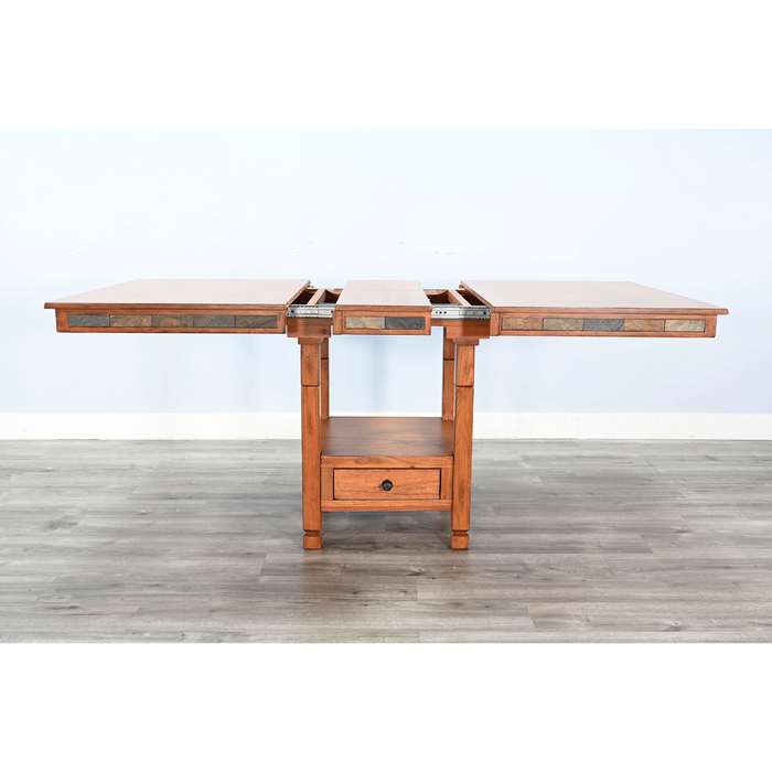 Sunny Designs Sedona 42" Traditional Wood Dining Table Rustic Oak