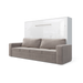 Maxima House Horizontal Murphy Bed Invento with Sofa, European Full Xl - Bed & Sofa Hub