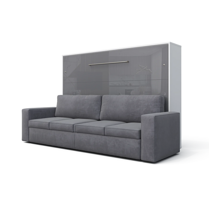 Maxima House Horizontal Murphy Bed Invento with Sofa, European Queen - Bed & Sofa Hub