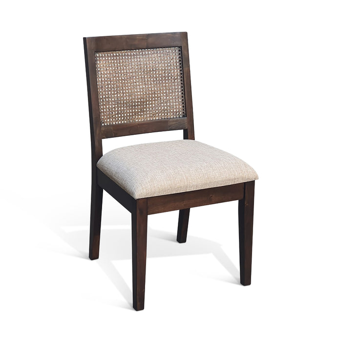 Sunny Designs Cane Back Dining Chair Coffee Bean