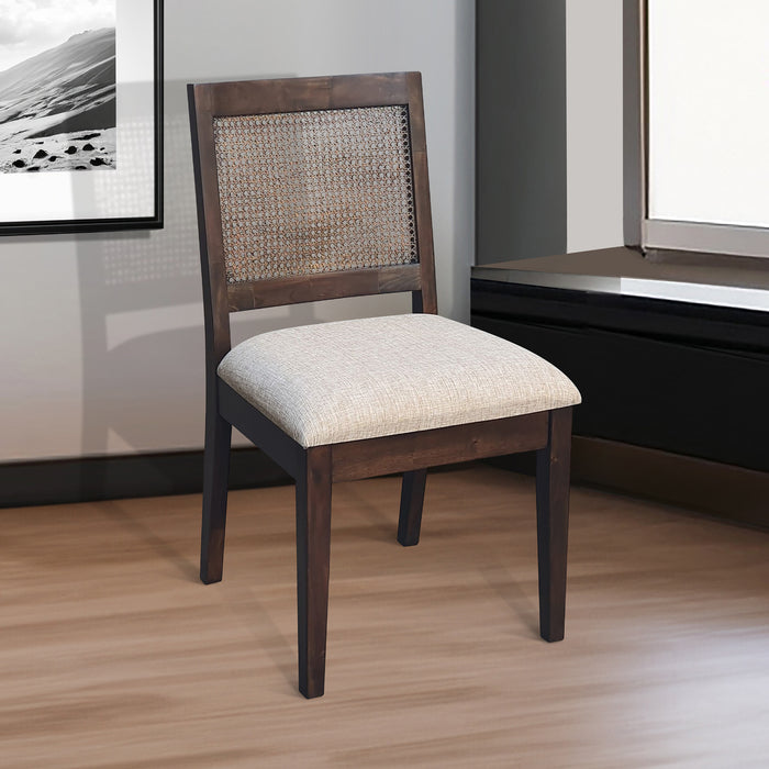 Sunny Designs Cane Back Dining Chair Coffee Bean