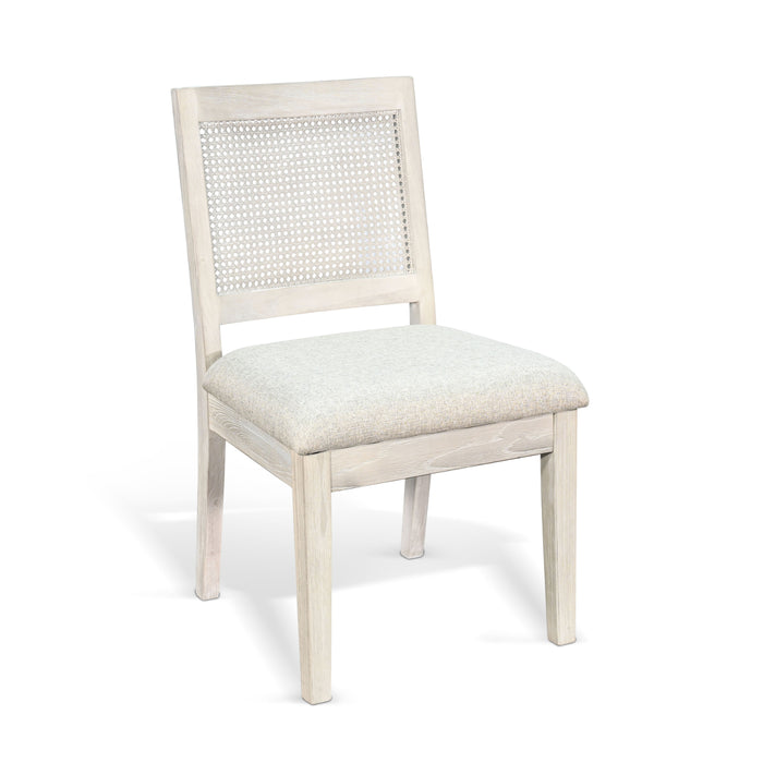 Sunny Designs Cane Back Dining Chair Light Gray